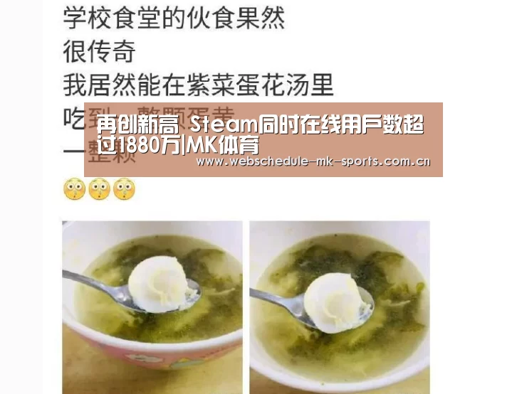 再创新高 Steam同时在线用户数超过1880万|MK体育(图2) MK体育